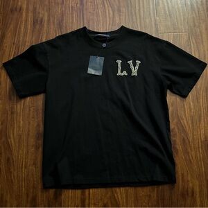 Louis Vuitton Black Short Sleeve Tee